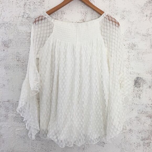 #114 SHANNON FORD white blouse - Picture 7 of 7